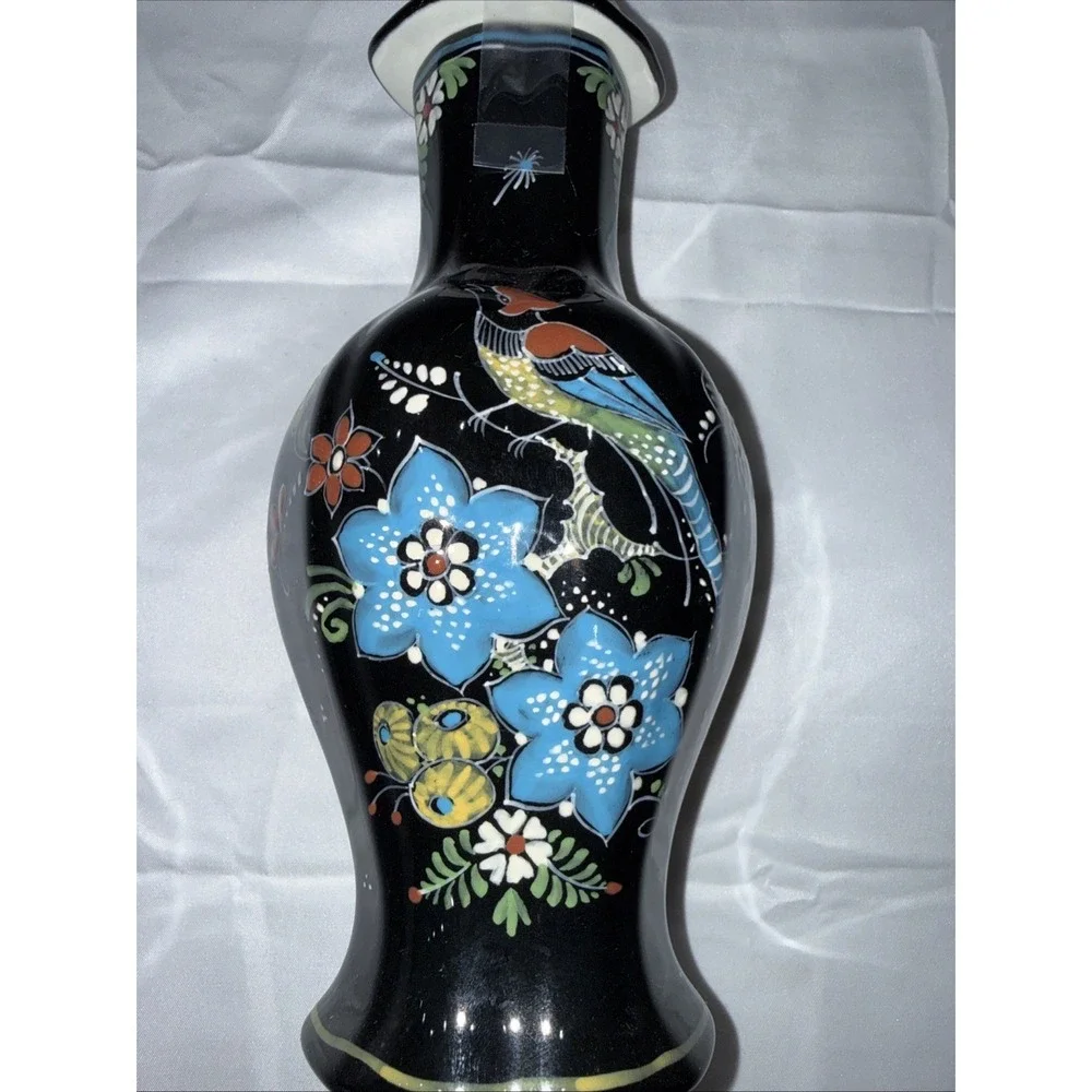 Bundle Royal Delft Holland De Porceleyne Fles Polychrome Hand Painted Vase